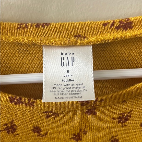 GAP Yellow Floral Ruffle Top - Picture 2 of 7